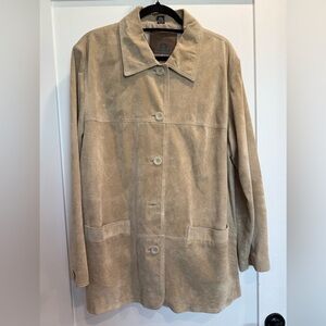 Vintage St. John’s Bay Men’s Leather 3/4 Length Coat
